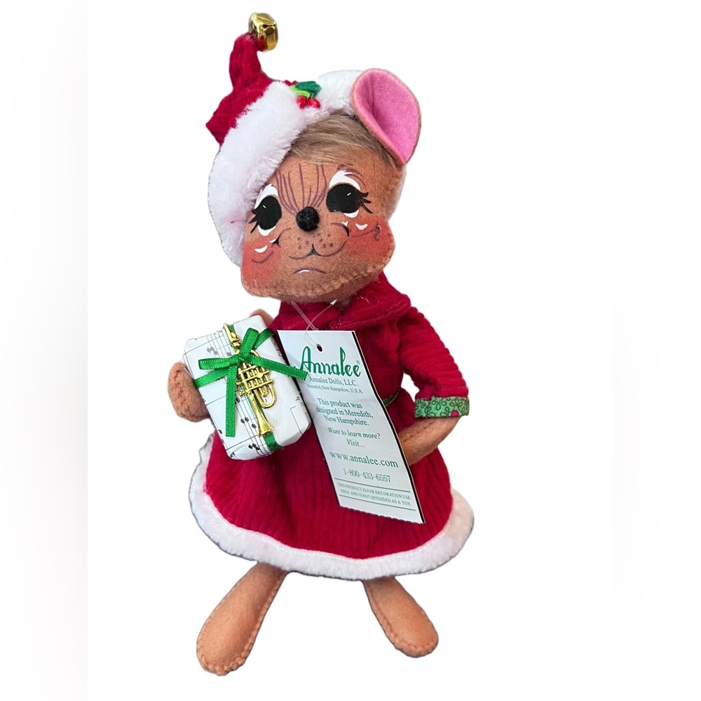 ANNALEE Christmas Doll JINGLE BELL Girl Mouse